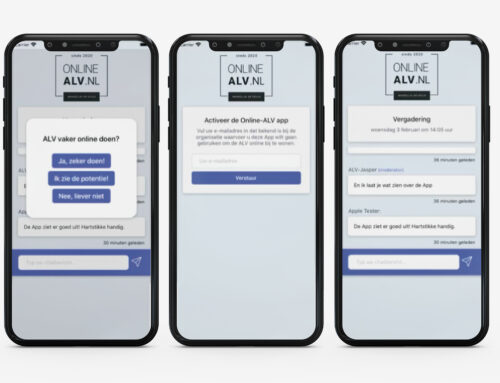Online-ALV app voor chatten en stemmen